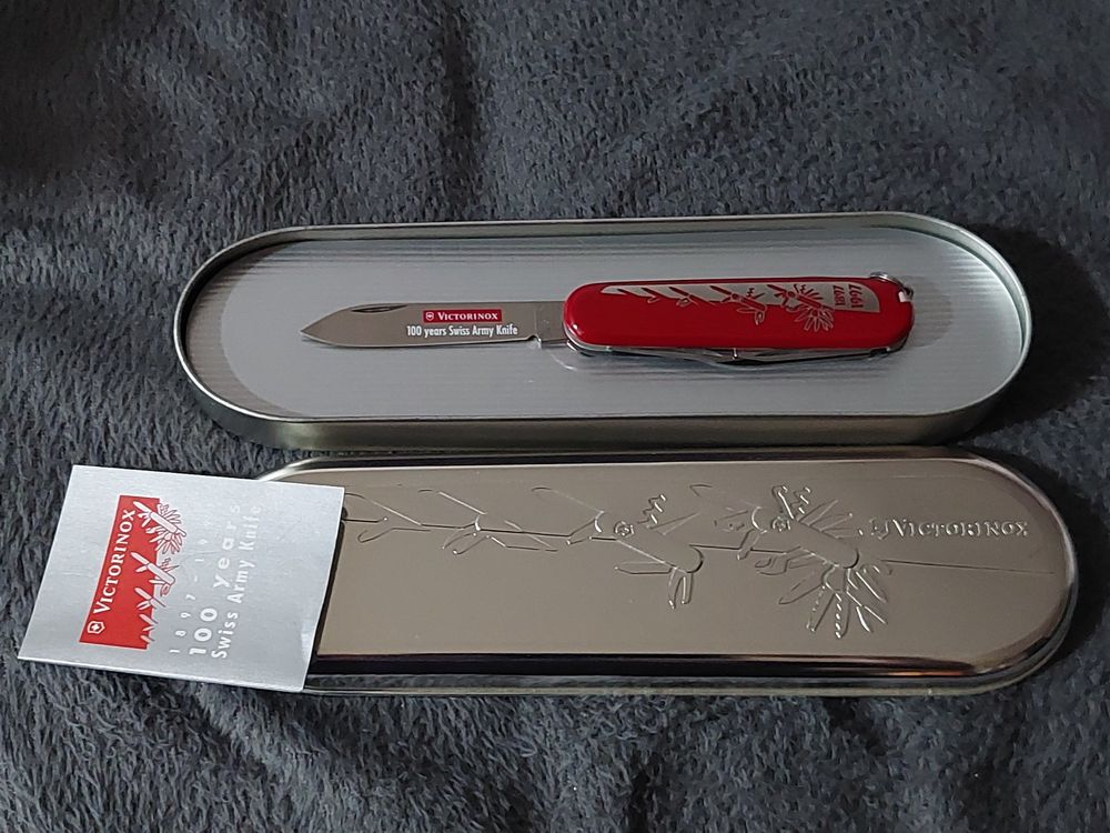 Victorinox 100 Years Swiss Army Knife Sammlermesser Acheter sur Ricardo