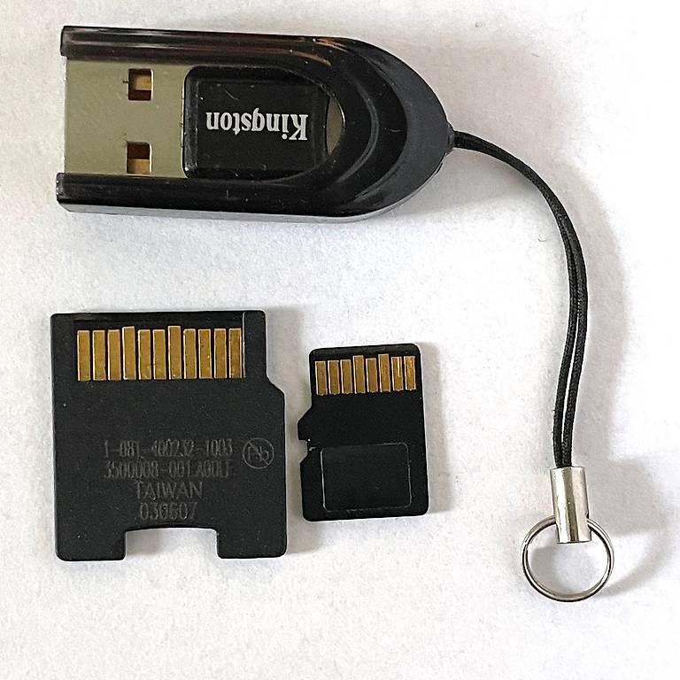 Kingston Schede di memoria: Kingston 1GB Micro-SD Karte mit Adapter USB und Mini-SD – Usato da Zürich venduto da dragan-29 1