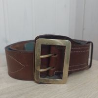 Brauner original Offizier Gürtel, Schweizer Militär