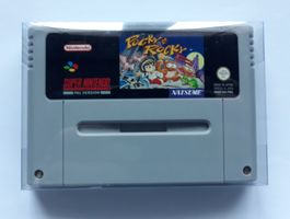 Pocky & Rocky ☠️ Super Nintendo SNES PAL FRG 👉 RARITÄT