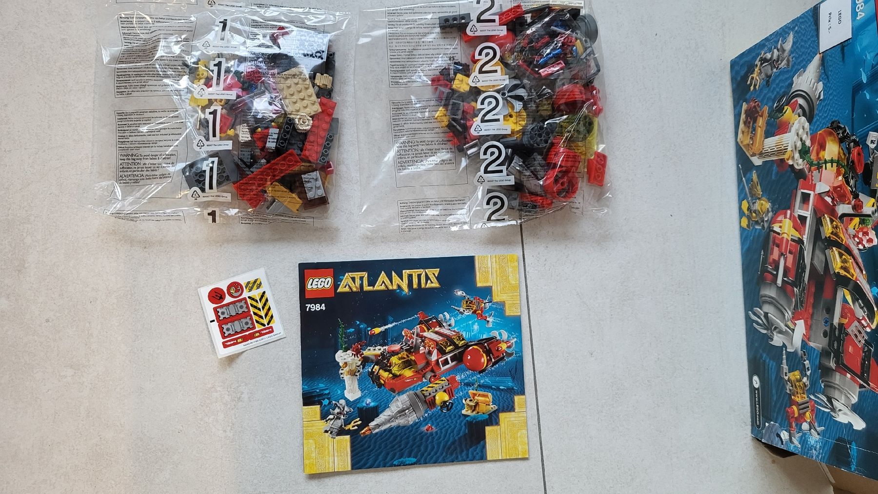 Lego Kit di costruzioni: LEGO Atlantis Deep Sea Raider Set 7984 – Nuovo e nell'imballaggio originale da Sierre venduto da val_vs7v 3