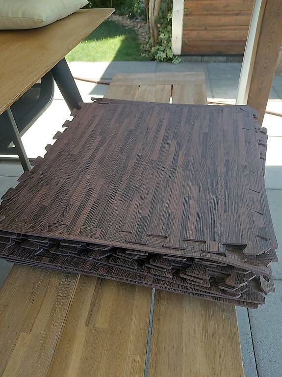 Tappetini fitness: Neue Poolunterlage Platten Holzoptik – Nuovo e nell'imballaggio originale da Safenwil venduto da RockyFlocky