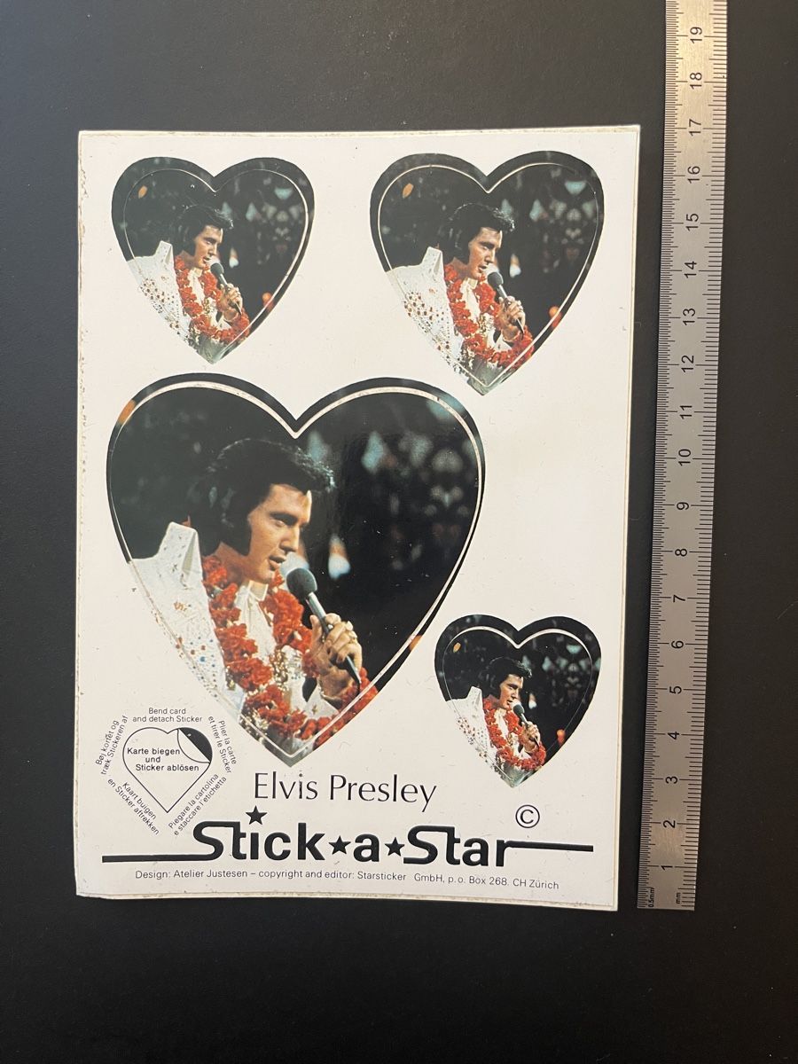 Autocollants: Vintage Elvis Stickers – D'occasion à Zürich par Vreni007
