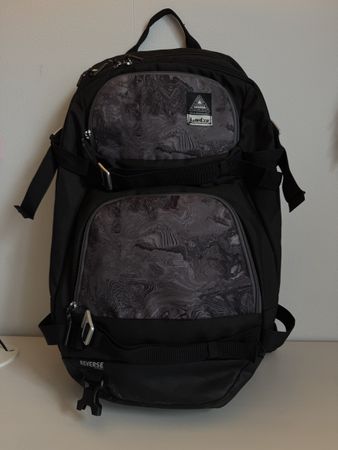 Wedze Skirucksack / Snowboardrucksack schwarz