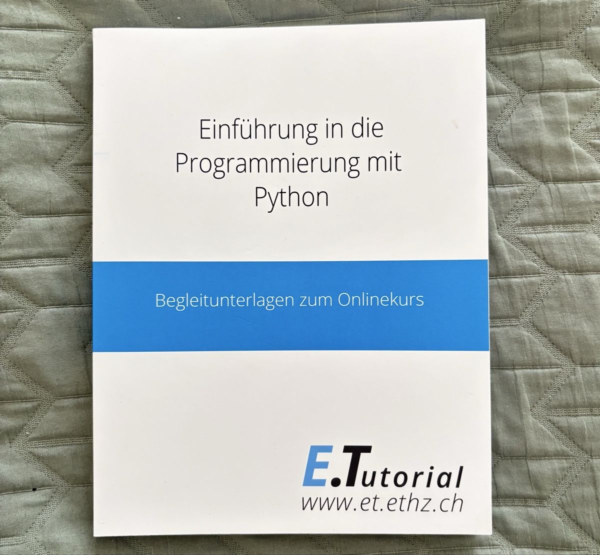 Bücher: Python Programmieren lernen, Kursunterlagen, Top Zustand – Neu (gemäss Beschreibung) aus Wettswil von nuria.sara