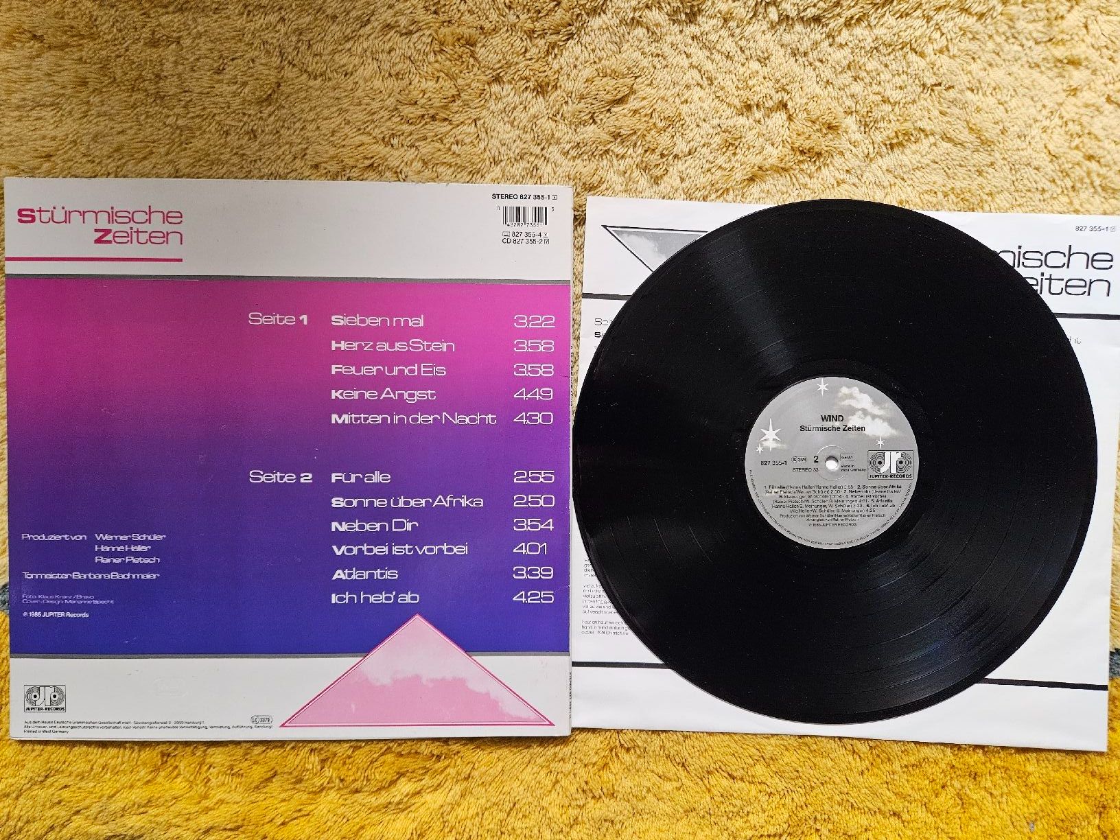 Schallplatten: Wind Schallplatte Lp - Stürmische Zeiten – Neu (gemäss Beschreibung) aus Lyss von Alexine 1