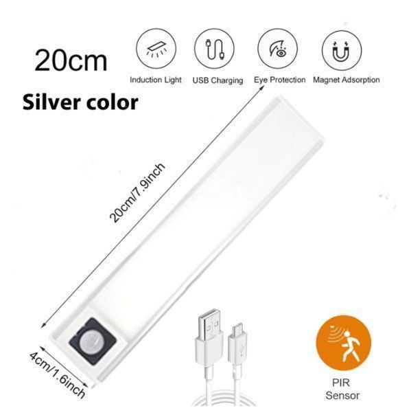 Lampade: LED Lichtleiste (20cm) mit Bewegungssensor + Akku – Nuovo e nell'imballaggio originale da Rorschacherberg venduto da elektrofreak