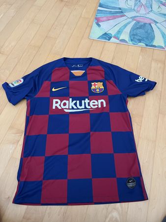FC Barcelona Trikot Nike blau rot kariert Grösse M 
