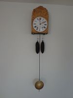 Comtoise Morez Burgunder Uhr wohnfertig