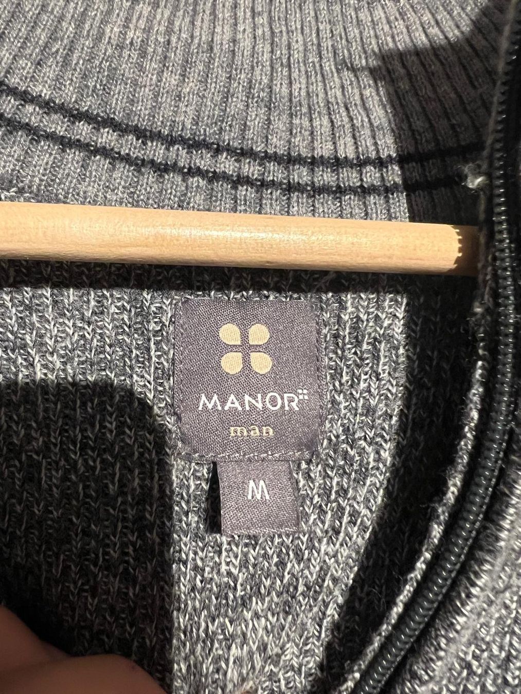 Manor Pullover & Sweatshirts: Strickpullover Grau 30% Merino – Gebraucht aus Rebstein von aldibueb_01 1