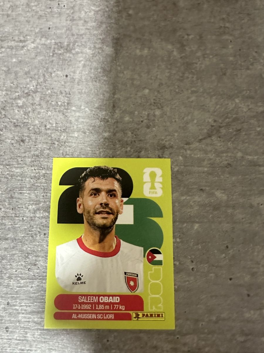 Panini Sammelbilder & Trading cards: JOR 7 , FIFA WORLD CUP 2026 PANINI  – Neu (gemäss Beschreibung) aus Frauenfeld von 1PegPeg1