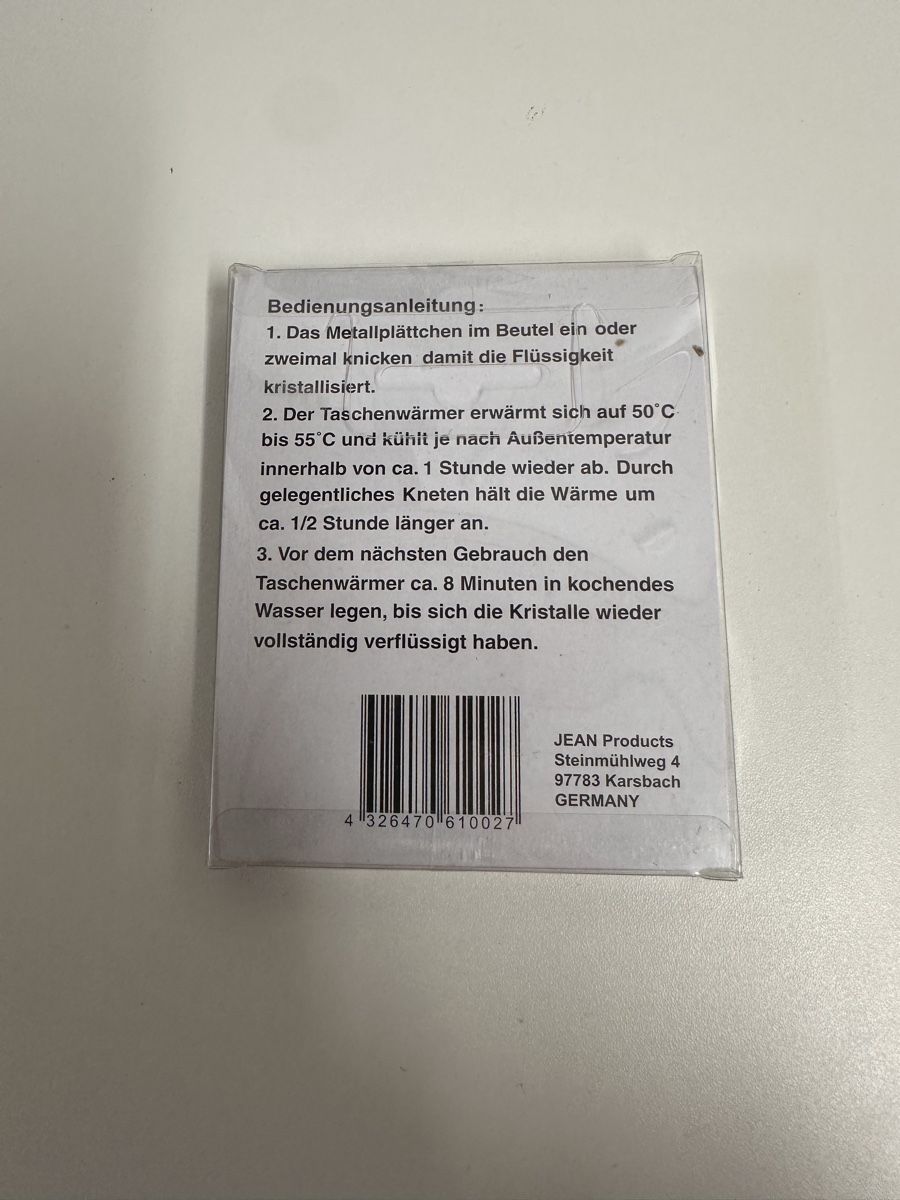 Altro in  Abbigliamento & Accessori: Taschenwärmer Pinguin wiederverwendbar – Nuovo e nell'imballaggio originale da Oberurnen venduto da jasmin2fel 1