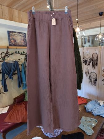 NORDLICHT baumwolle hosen braun S
