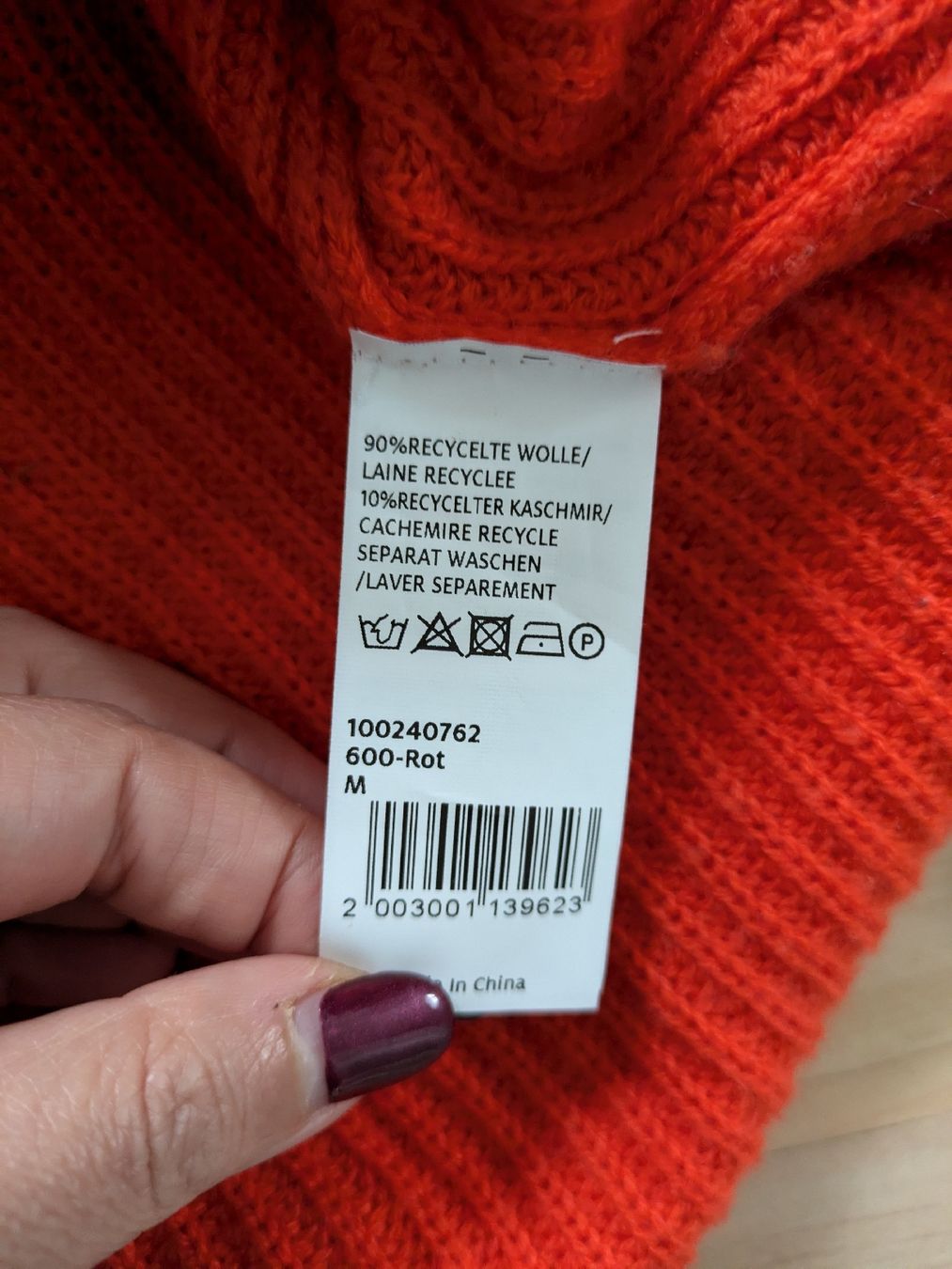 Maglioni & Felpe: Manor Kaschmirpullover Damen Gr. M-L orange – Usato da Rieden AG venduto da JNBRCH 3