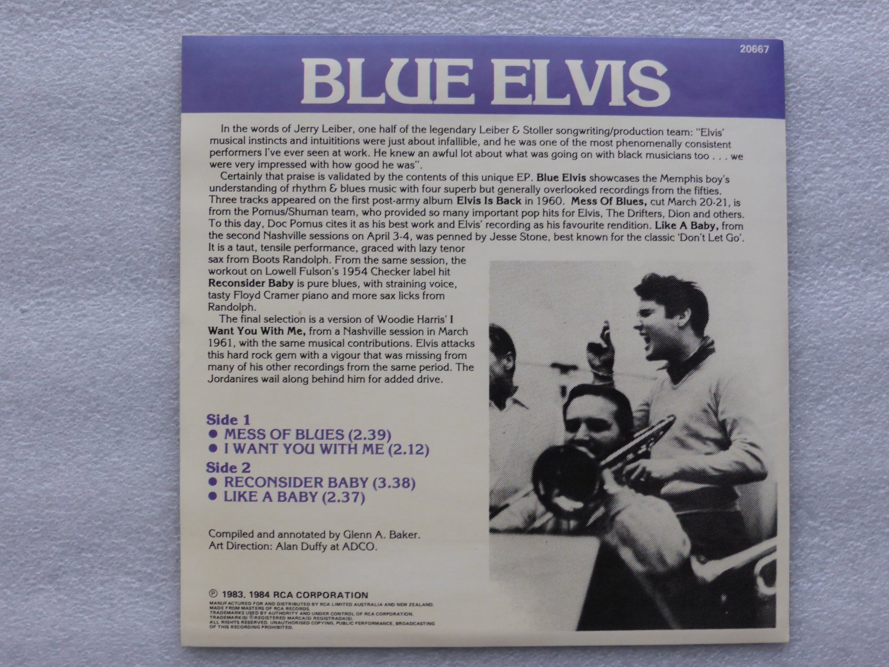 Dischi in vinile: Vinyl Single EP   ELVIS PRESLEY – Usato da Küssnacht am Rigi venduto da Mondkinder 3