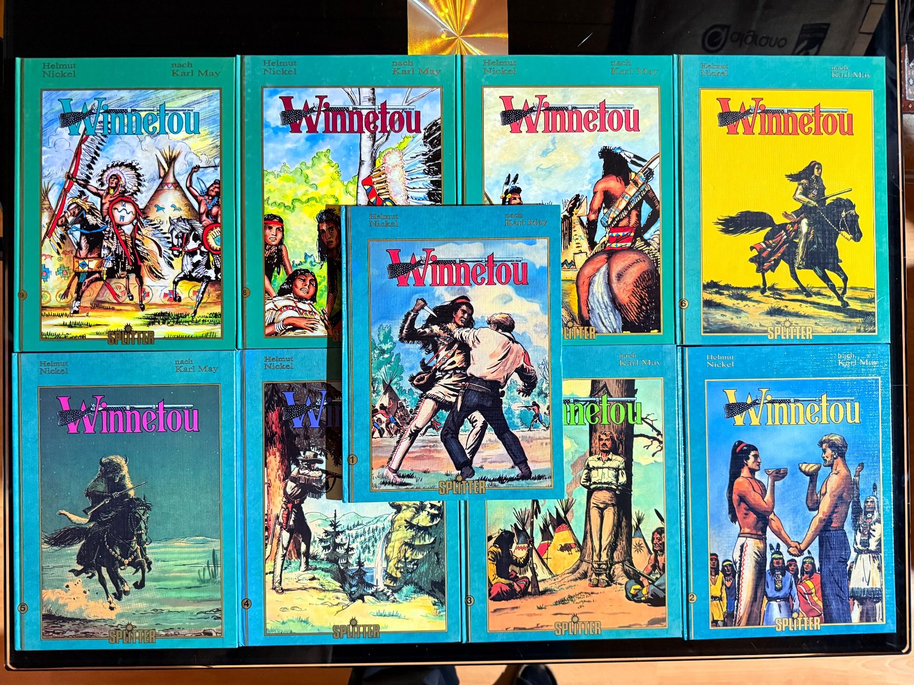 Fumetti: Winnetou Comic-Sammlung Helmut Nickel, 9 Bände! – Usato da Zuerich venduto da SonderArt-Wertgut 4
