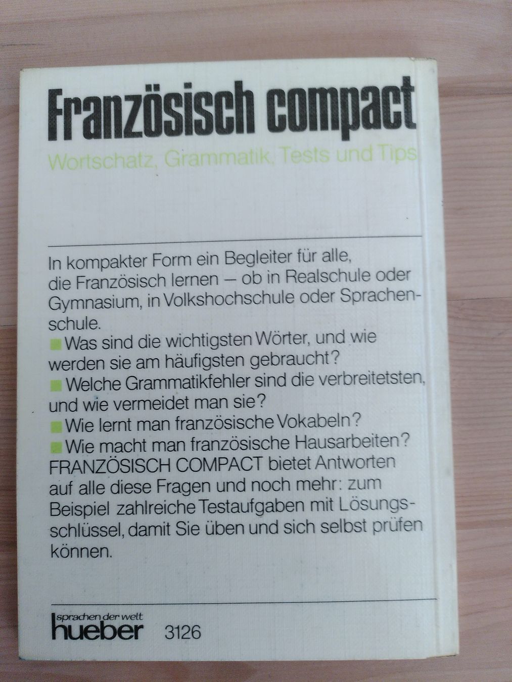 Libri: FRANZÖSISCH COMPACT – Usato da Brugg AG venduto da olamim 1