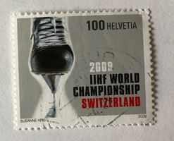 Nr.1301 EISHOCKEY-WELTMEISTERSCHAFT 2009 GESTEMPELT   