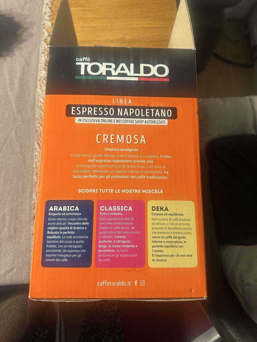 Cibi & Specialità: Caffè Toraldo Miscela Cremosa Tabs – Usato da Winterthur venduto da July_69 3