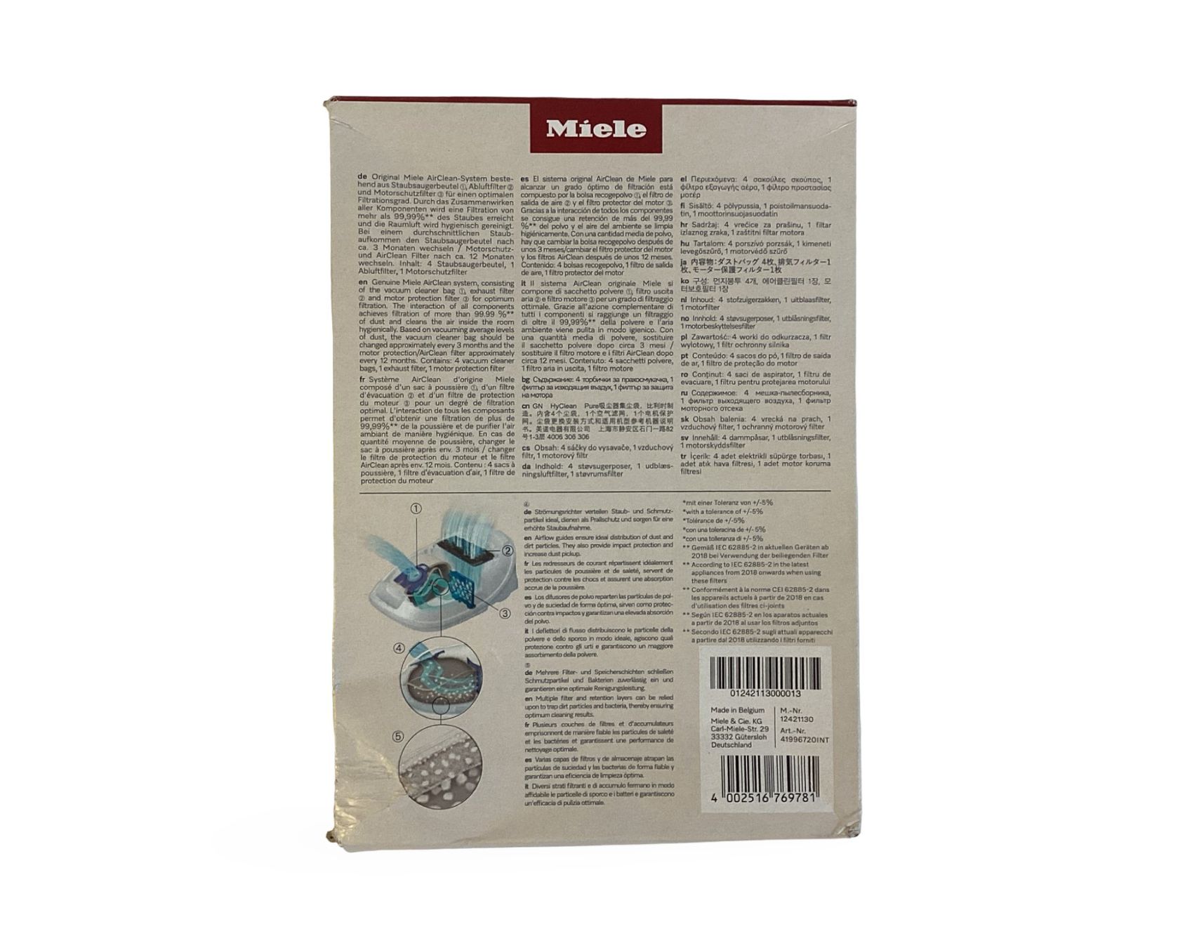 Miele Altro per la casa: MIELE HyClean Pure Staubsaugerbeutel GN – Nuovo e nell'imballaggio originale da Zürich venduto da Restwert_Zuerich 1
