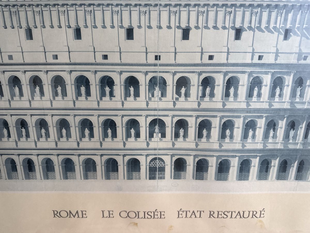 Foto & Immagini: Affiche de Rome Colisée État restauré – Usato da Schmitten FR venduto da Hohezelg 1