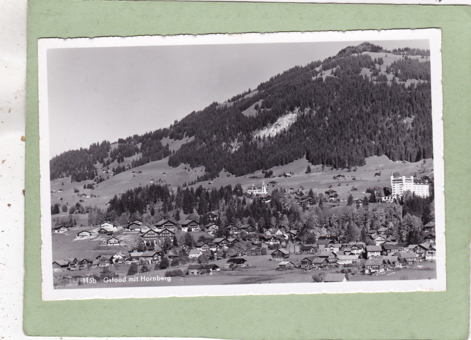 Ansichtskarten: Gstaad mit Hornberg – Gebraucht aus Herisau von Lisegrat2008
