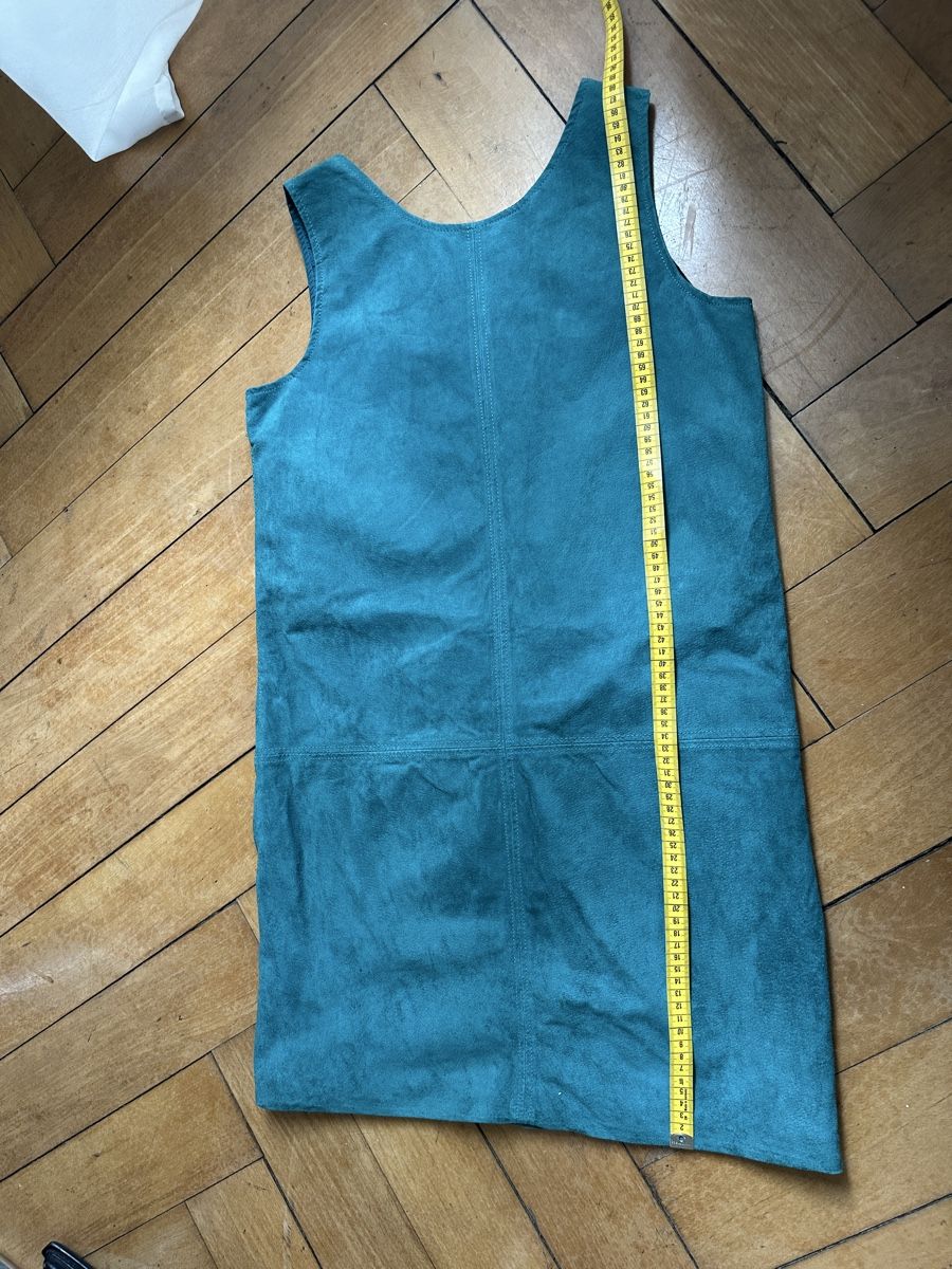 Mango Vestiti: Mango Kleid Echtleder türkis Grösse M  – Usato da Luzern venduto da w.welihodska 5