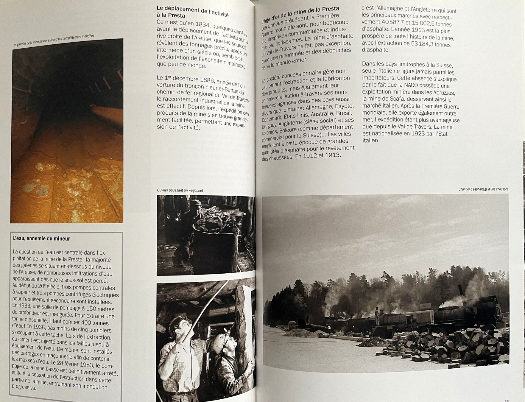 Libri: Les mines d'asphalte de la Presta - Val-de-Travers – Usato da Savagnier venduto da Ne2065 9
