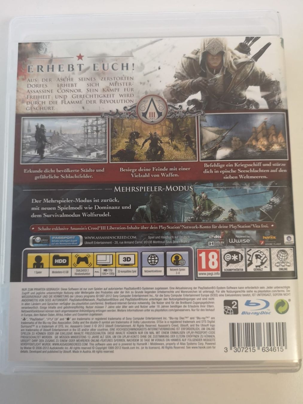 Giochi: Assassin's Creed 3 (PS3) – Usato da Herisau venduto da Seyashop_2 2