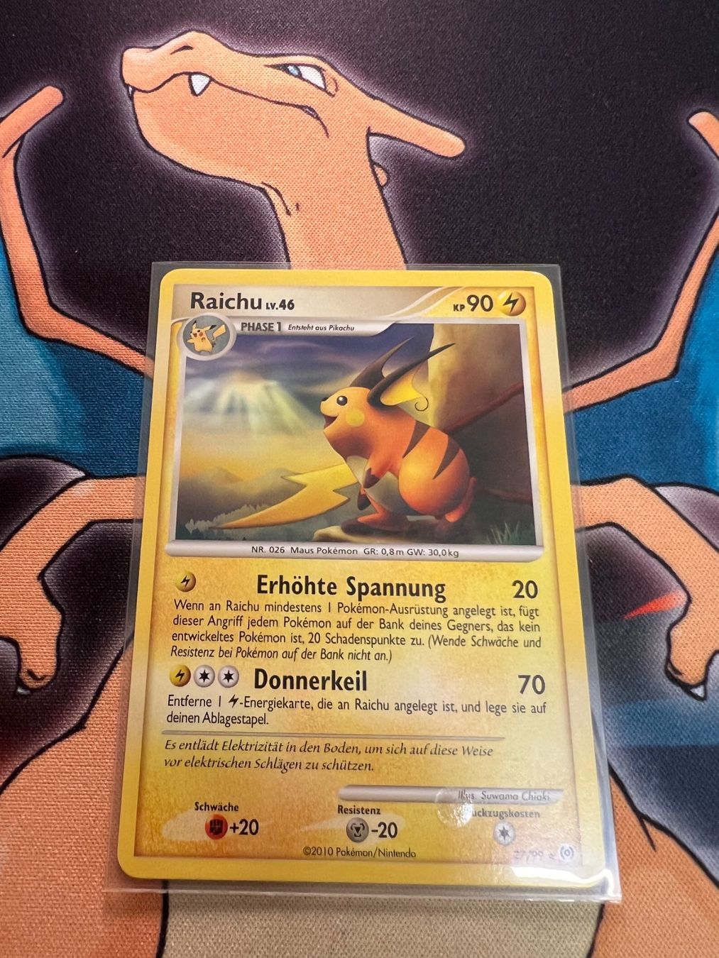 Pokémon Sammelbilder & Trading cards: Raichu Lv.46 (AR 27) - DE - Arceus – Neu (gemäss Beschreibung) aus Bülach von Pfrenzel