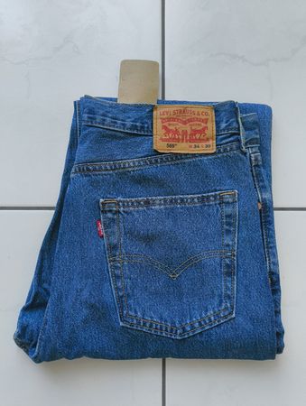 Levi's 565 Jeans Grösse W34 L30 blau neu