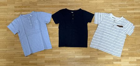 T-shirts garçon, taille 110, 4-5 ans, set de 3 pièces👕 👕👕