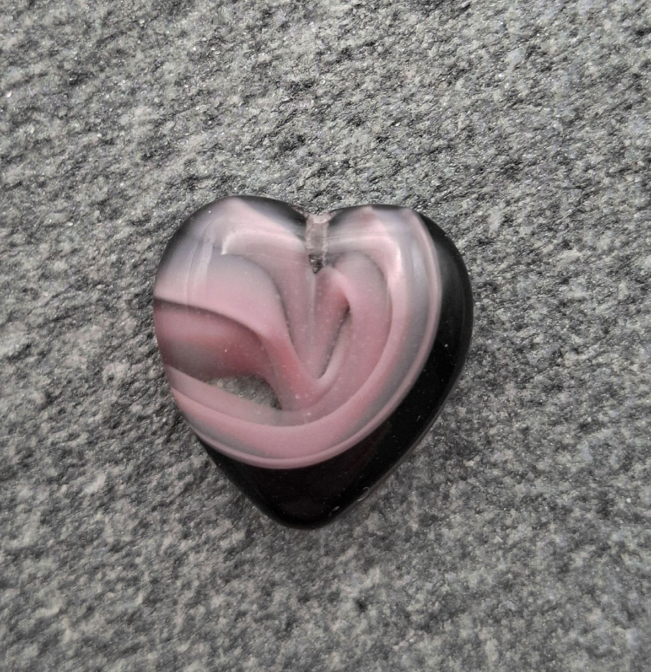 Perle (finte): Schmuckperle Herz, Glas – Nuovo e nell'imballaggio originale da Kriens venduto da Wolly85