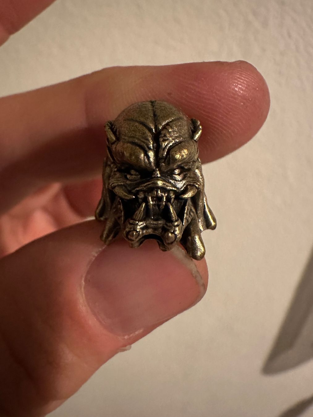 Sculture & Statue: Bronze Mini Predator Kopf Schmuck Not Sideshow – Usato da Schlieren venduto da Moviepropde