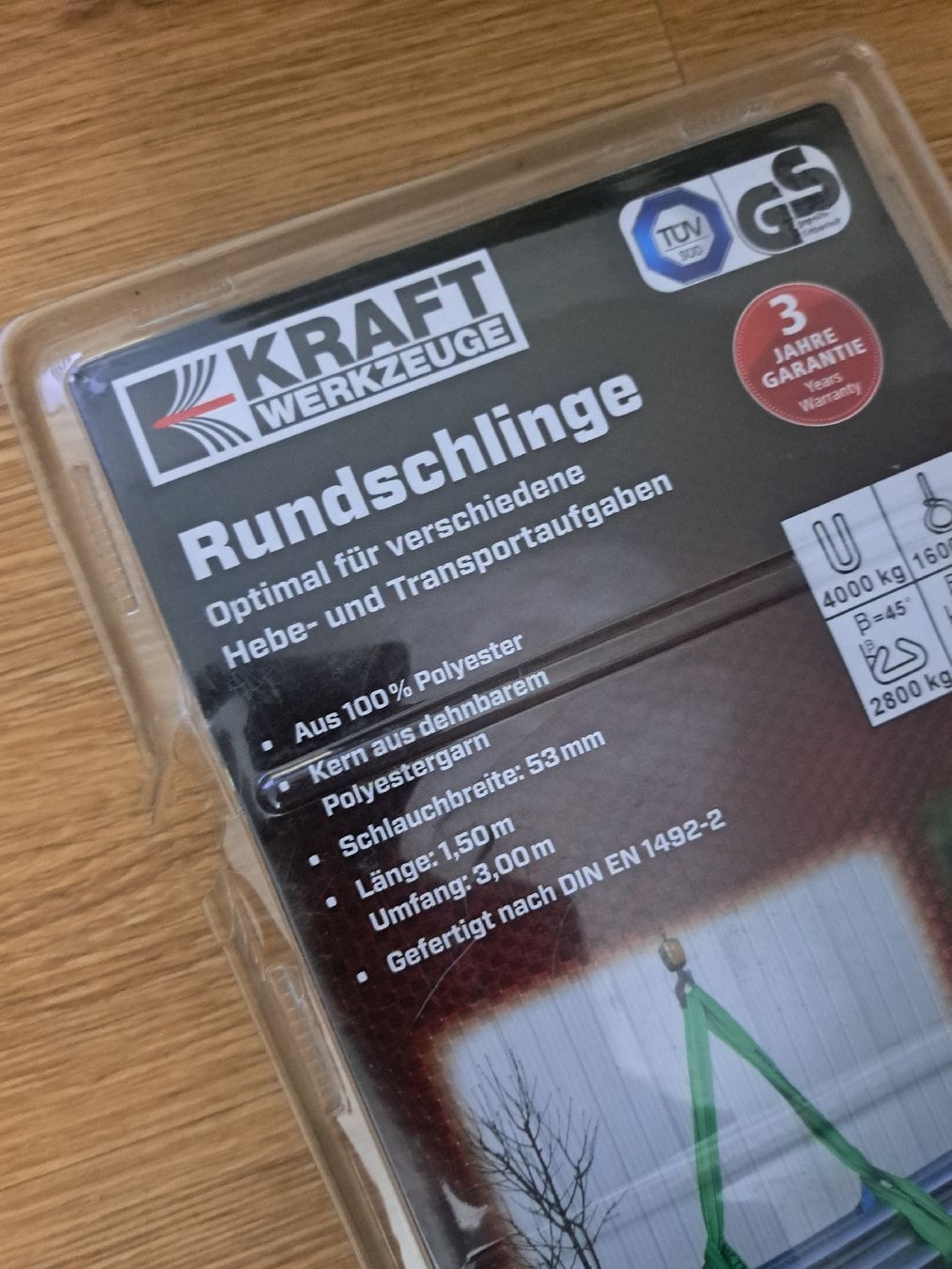 Tutti gli attrezzi: Rührkorb + Rundschlinge 2000 kg – Nuovo (secondo la descrizione) da Luzern venduto da good-time 4