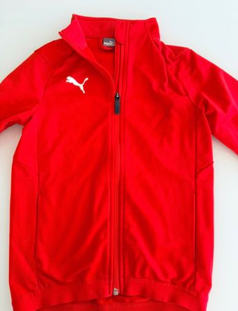 Puma Sportjacke Trainingsjacke Jungen Rot Gr. 140 M