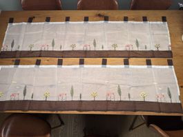 Vorhang 157cm x 38cm 2 Stück