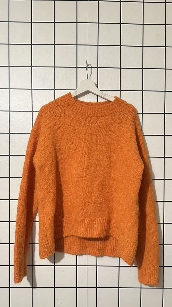 H&M Maglioni & Felpe: Orange Alpaca Blend Sweater - Size XS – Usato da Genève venduto da ravehotline