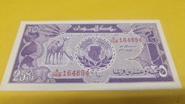 Sudan 25 Piaster Banknote - Seltenes Sammlerstück!