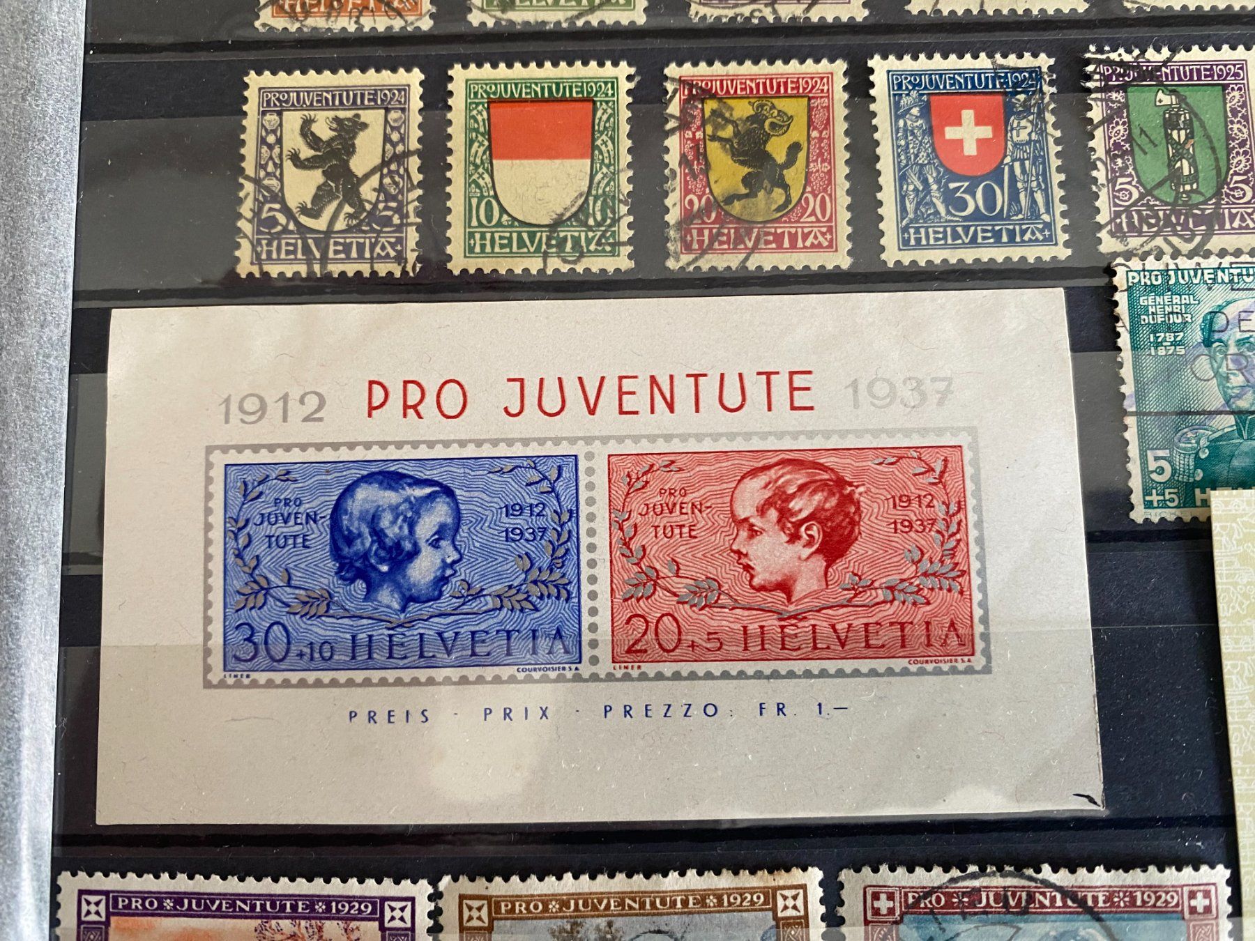 Alle Briefmarken: Briefmarken Sammlung Pro Juventute Schweiz – Gebraucht aus matten b. interlaken von jfran17 5