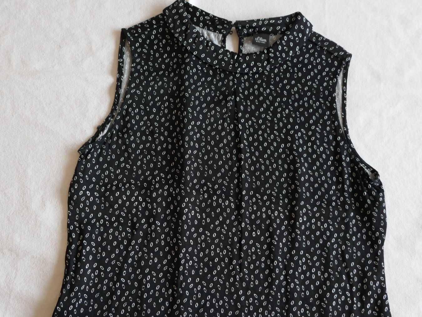 S.Oliver Camicette: FAST NEU  S.OLIVER Damenbluse  schwarz/weiss – Usato da Volketswil venduto da Cobra22 1
