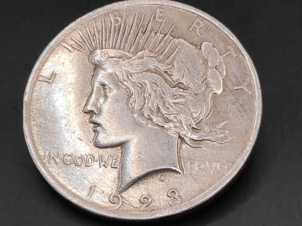 Alle Münzen: 1923 Peace Silber Dollar – Gebraucht aus Sirnach von Trekk64