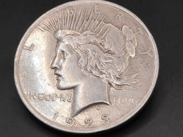 1923 Peace Silber Dollar