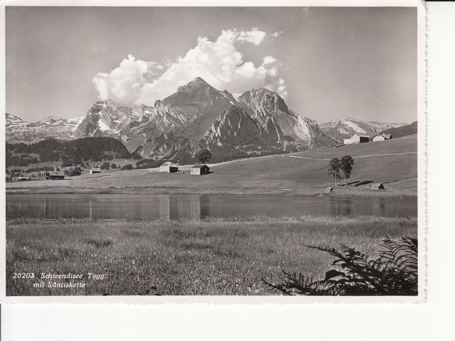 Cartoline postali: Schwendisee 1957 – Usato da Bürglen TG venduto da StampGraf