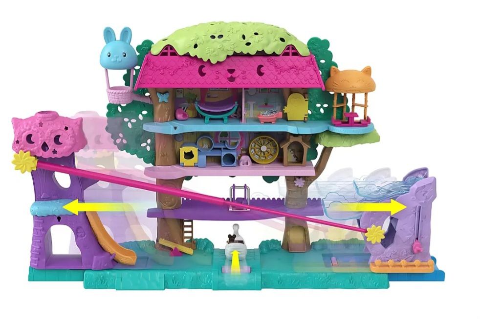 Polly Pocket Giocattoli: Polly Pocket cabane arbre 100% complet – Usato da Le Landeron venduto da Liline89 8