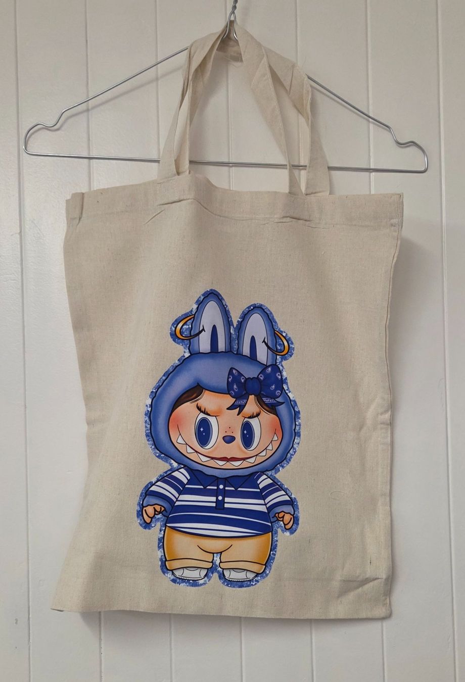 Borse: Tote bag applique labubu NEUF – Nuovo e nell'imballaggio originale da St-Imier venduto da goodber