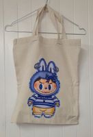 Tote bag applique labubu NEUF