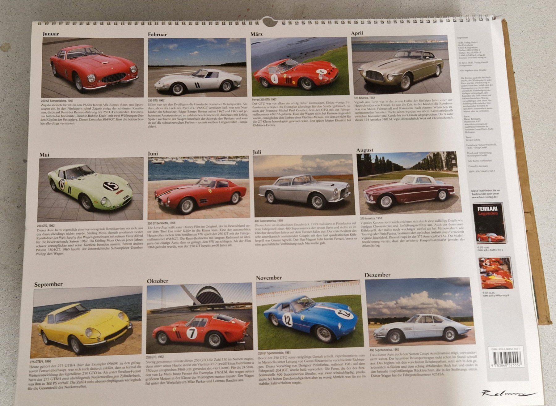 Ferrari Calendari: Best of Maranello 2013 – Usato da Hildisrieden venduto da Anthosa3 2