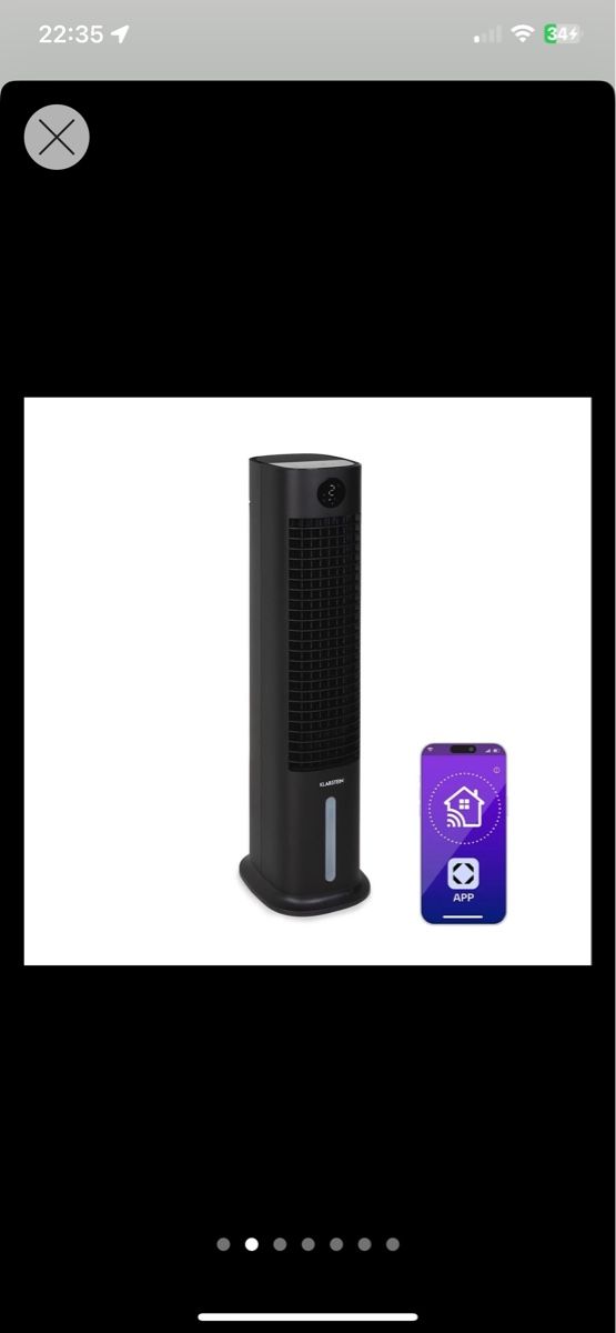 Klimageräte: Klarstein Skytower Grand Smart Luftkühler 4-in-1 – Gebraucht aus Luzern von dls_5c7k 1