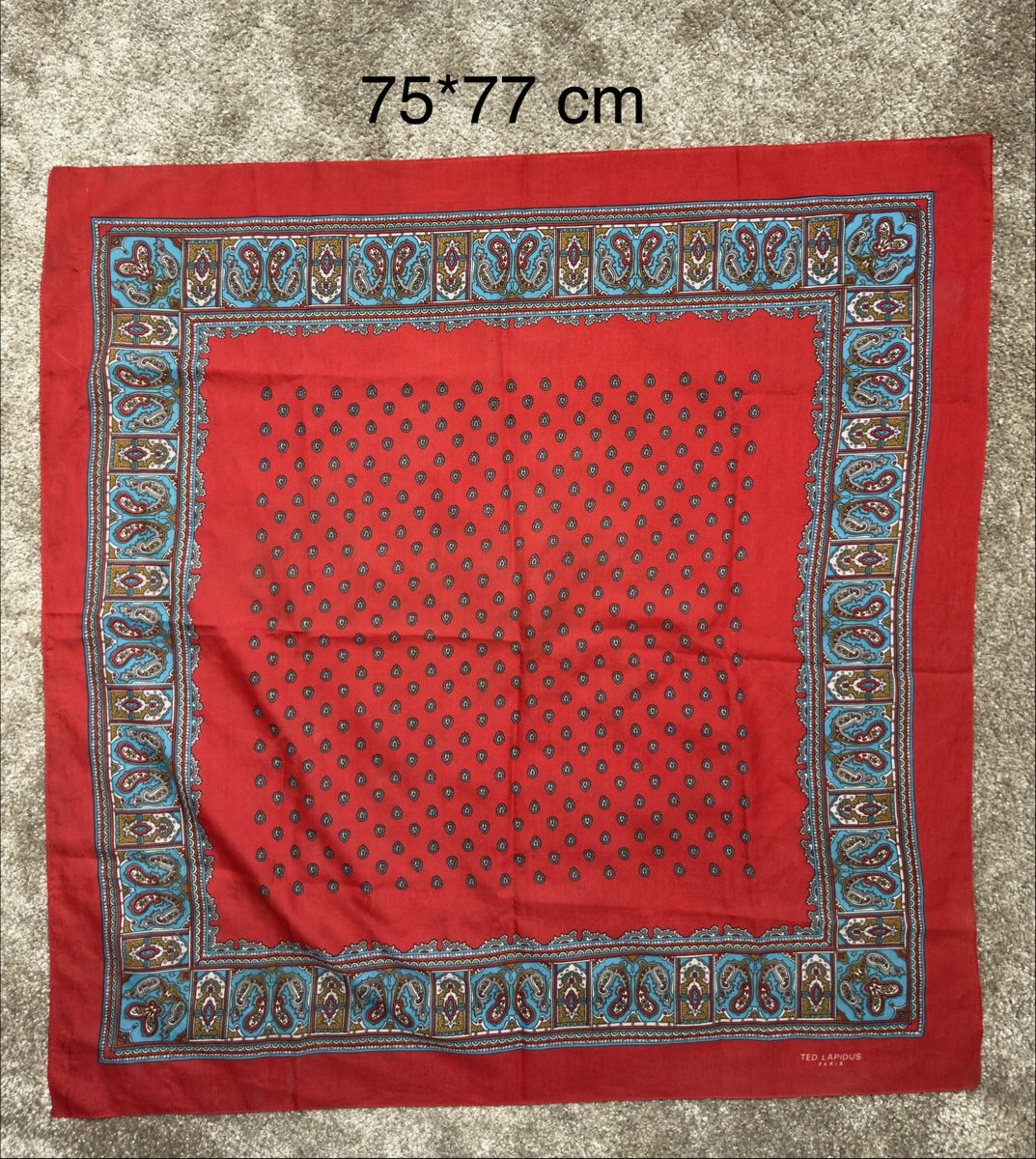 Polyester Foulard & Sciarpe: Foulard TED LAPIDUS 75x77 cm – Usato da Vuippens venduto da Anna_as